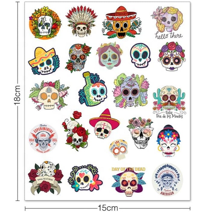  sales   price   shop   near me   near me shop   factory   supplier23  in Lokoja Nigeria  pcs Flower Sugal Skull Stickers Pack Decal for Laptop Luggage Bike Computer manufacturer   best   Cost   Custom   Cheap   wholesaler 