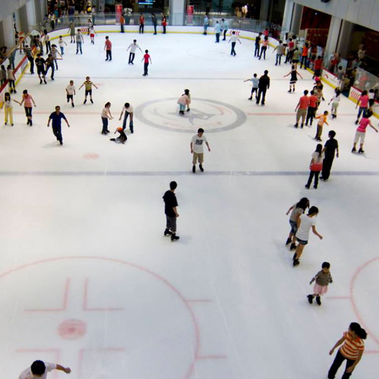 High quality Lowest price for Custom uhmwpe hdpe synthetic indoor outdoor ice skating rinks floor board China manufacturer factory and supplier