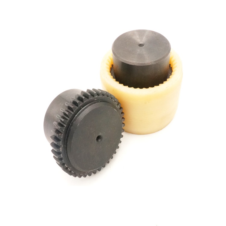 Curved  Lowest price Teeth Gear Coupling with Nylon Sleeve