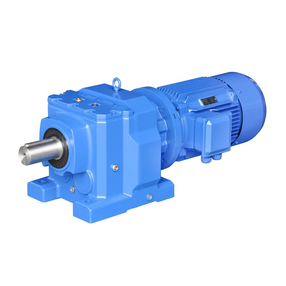 China manufacturer & factory supplier for High Torque R Series Inline Helical Gear Motor Coaxial Reducer Gearbox With high quality best price & service 