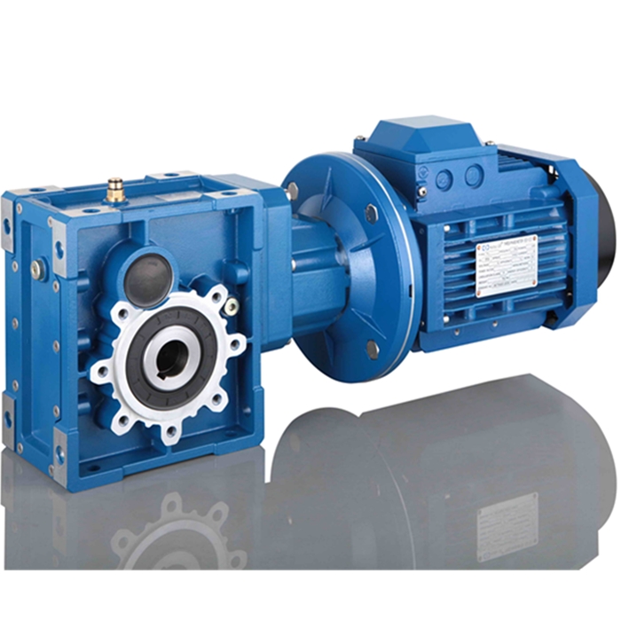 BKM Strength factory series helical bevel gearbox speed reducer High Efficiency Hypoid Gear box BKM050 063 075 090 Helical Hypoid Gearbox