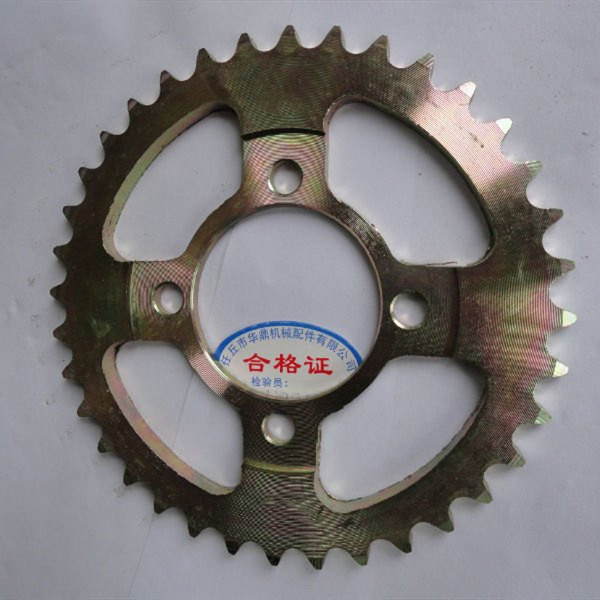 Motorcycle  High Qualtiy transmission 45 steel  rear driven sprocket