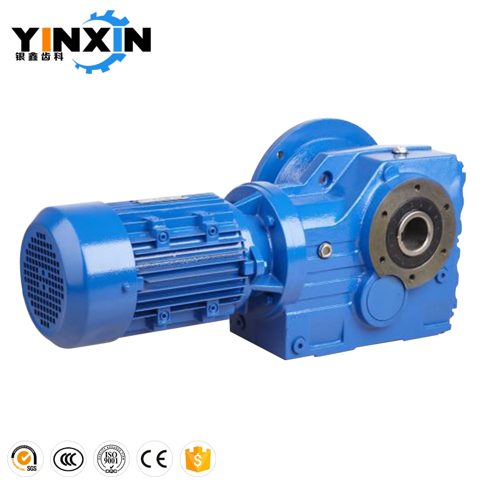 Best China manufacturer & factory China sale bevel gear box reductor reducer  K127 helical gearbox for machine With high quality best price 