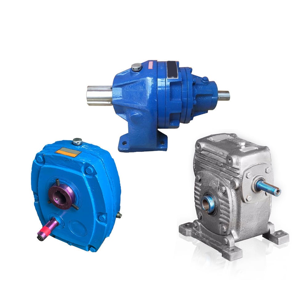 china supplier electric reduction gearbox with flange helical gear motor for agitator mixer