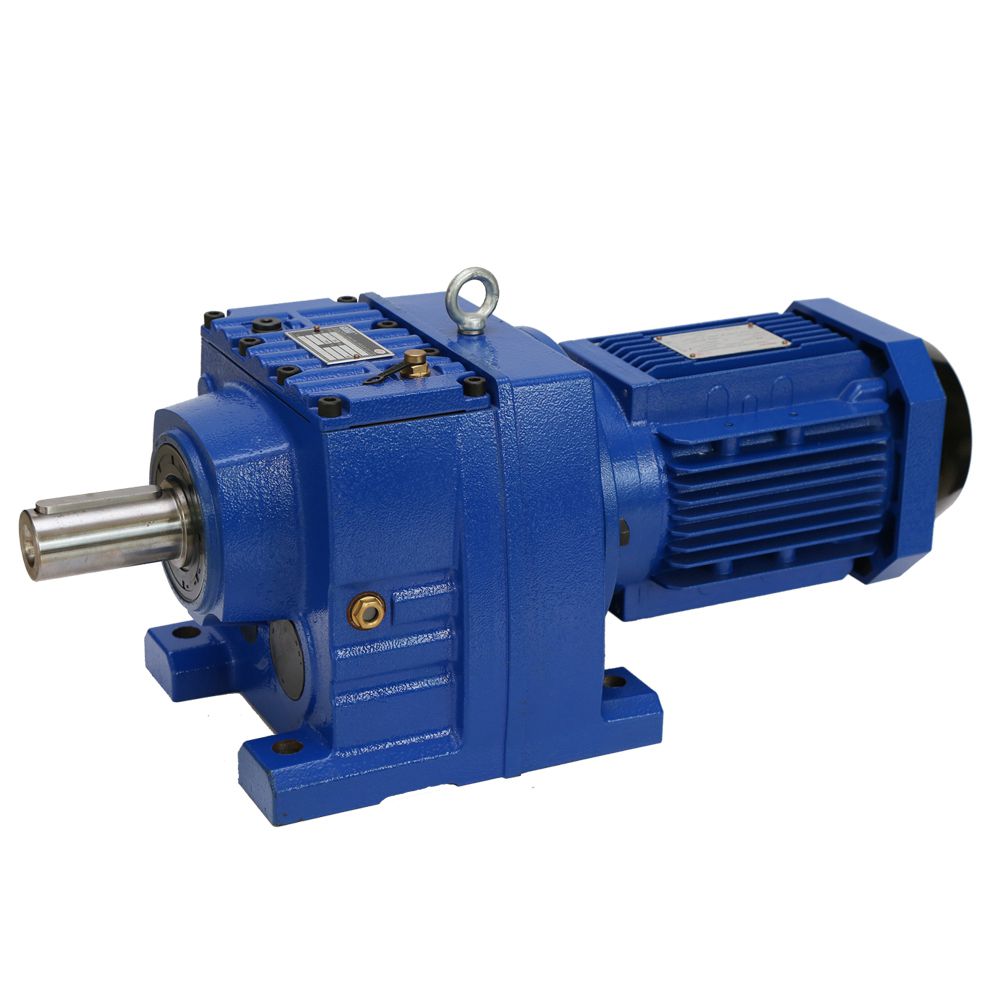 R  China helical geared reducer Helical Gearmotor R Series 12v dc motor with 90 degree gearbox transfer case gearbox gear-box - Supplier Manufacturer wholesaler Factory 