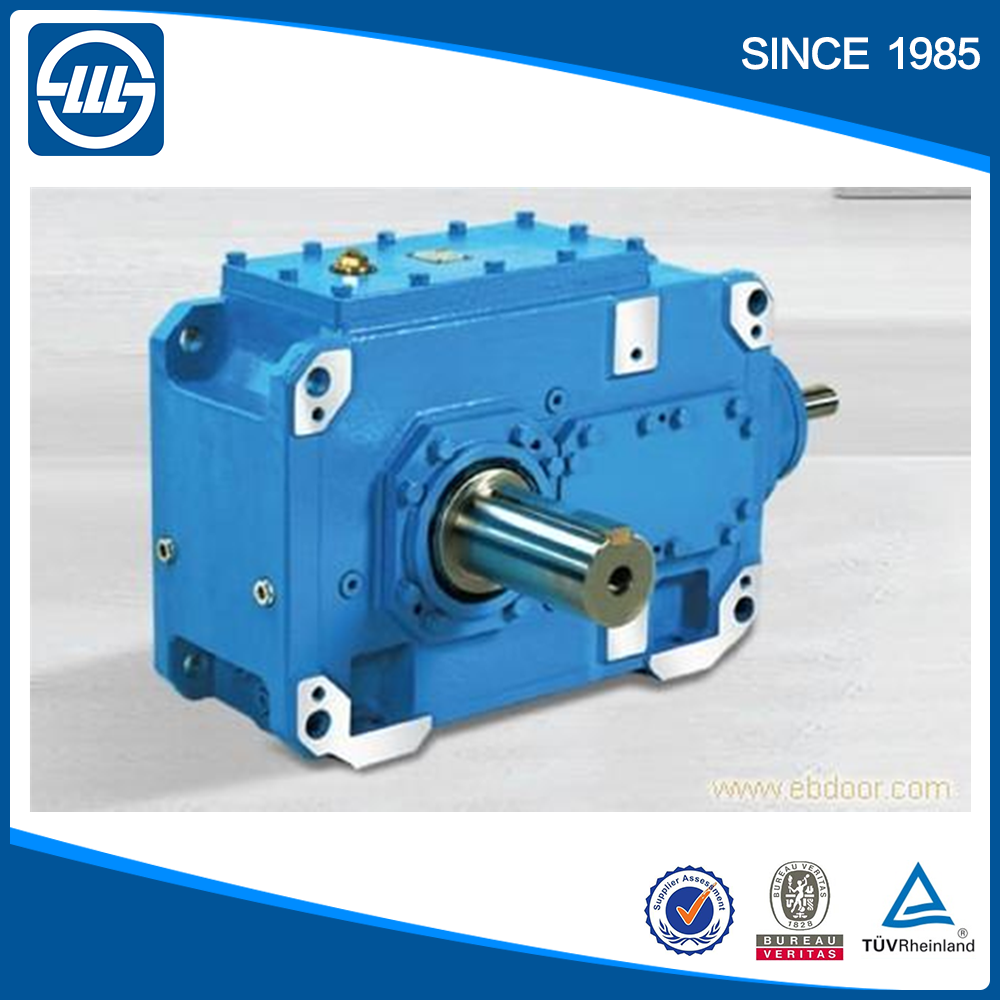 High quality B series heavy duty gearbox for extruder machine 90 Degree Parallel Shaft Reducer H/B Series Helical Gearbox