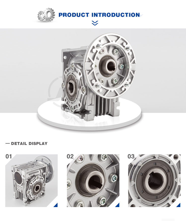 rv40 low rotation backlash gearbox for farm equipment