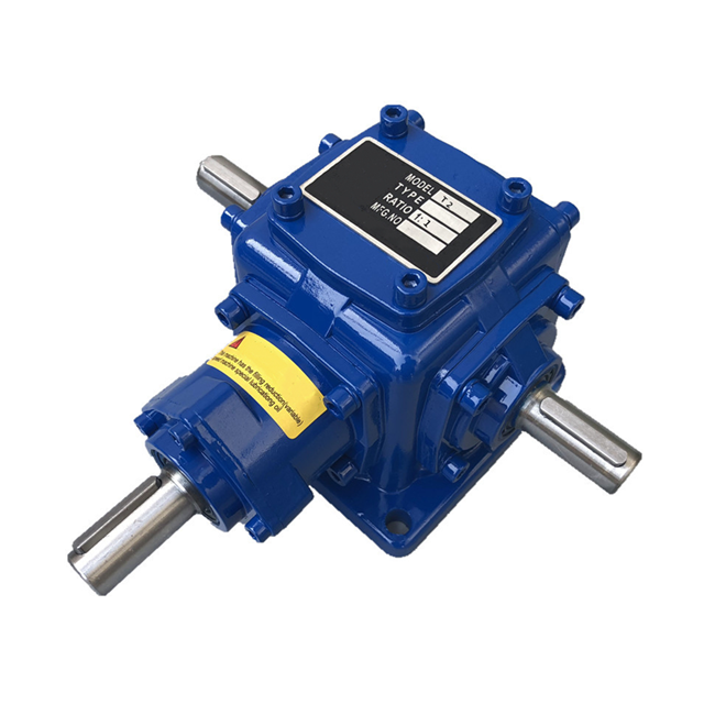 China  Chinese Factory Wholesaler & Exporter OEM bevel gear steering right angle gearbox 1 1 ratio T7 1.5 : 1 ratio gearbox for agriculture