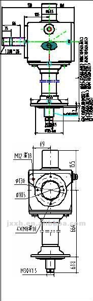 Rotary Tiller Gearbox with Bushing Sleeve