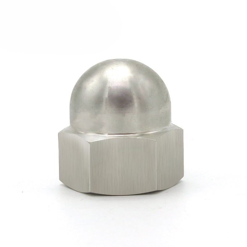 Hexagonal dome free sample stainless steel hex flange half thread bolts nuts a2-70