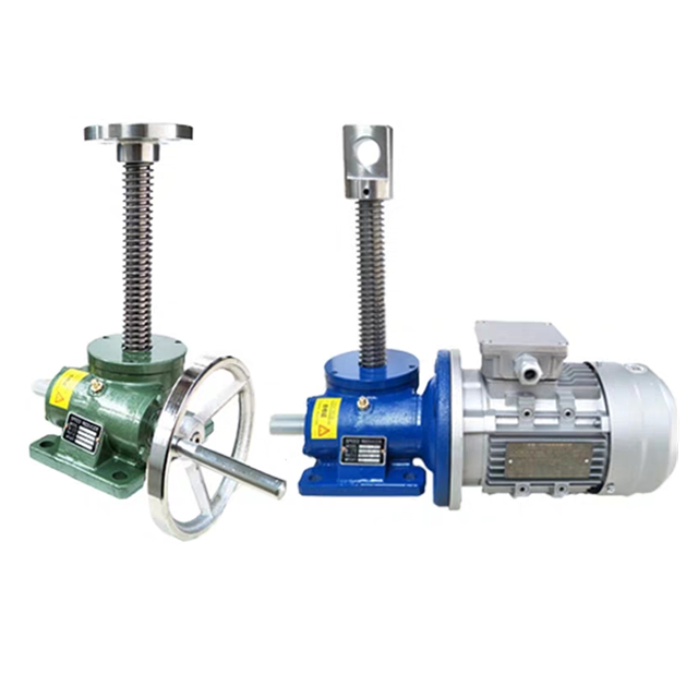 Best China manufacturer & factory high quality 10kg-200kg Worm gear reducer small SWL1 screw elevator jack electric hand screw reducer lifting platform  supplier With high quality best price 