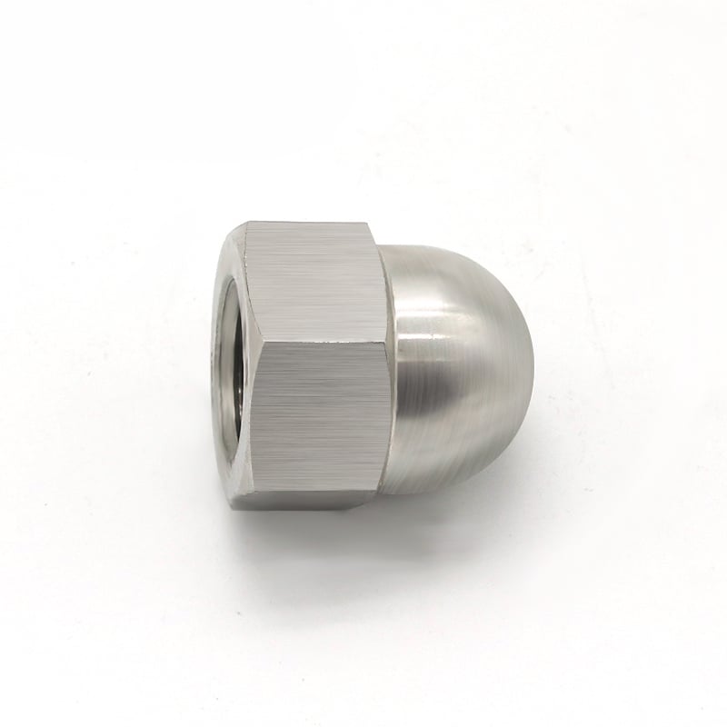 Hexagonal dome free sample stainless steel hex flange half thread bolts nuts a2-70