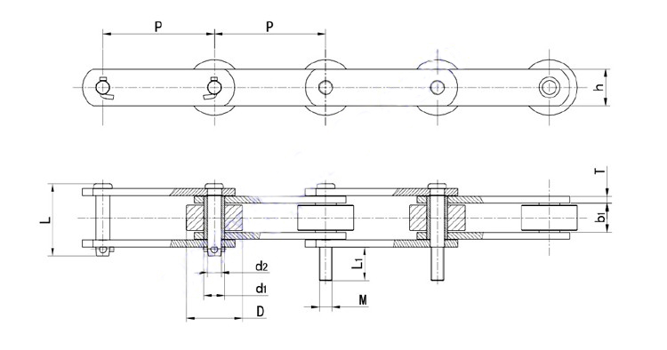 steel Chains made in china with ISO9001:2015 certified