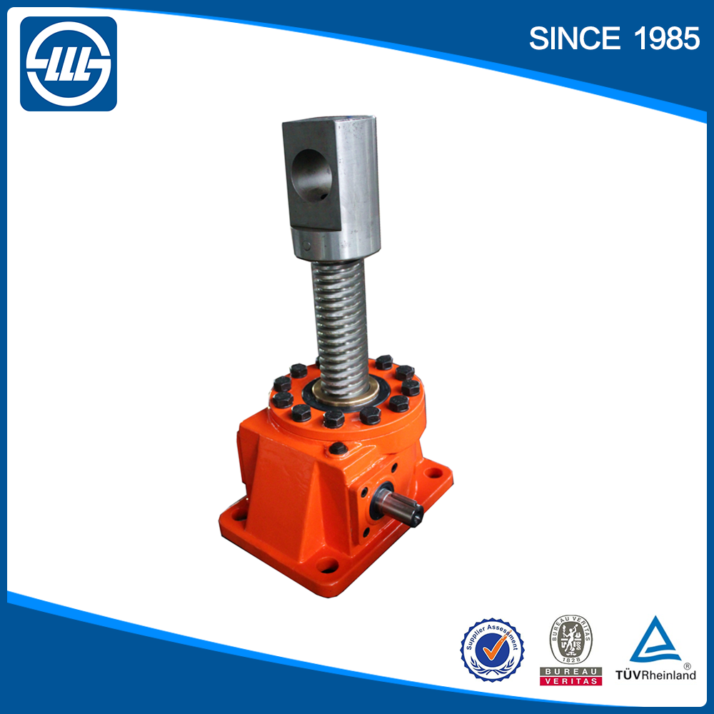 SWL series worm gear nut travel 90 degree screw small lifting jacks for lifting motor speed reducer