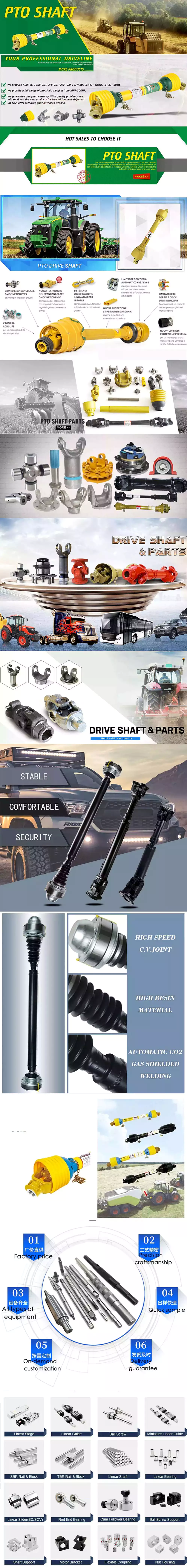 China wholesaler Agriculture Pto Drive Shaft for Earth Mover and Potato Harvester  