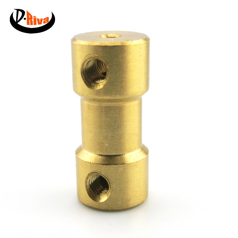 High  best supplier Quality Brass Rigid Motor Shaft Coupling Coupler Motor Transmission Connector with Screws Wrench