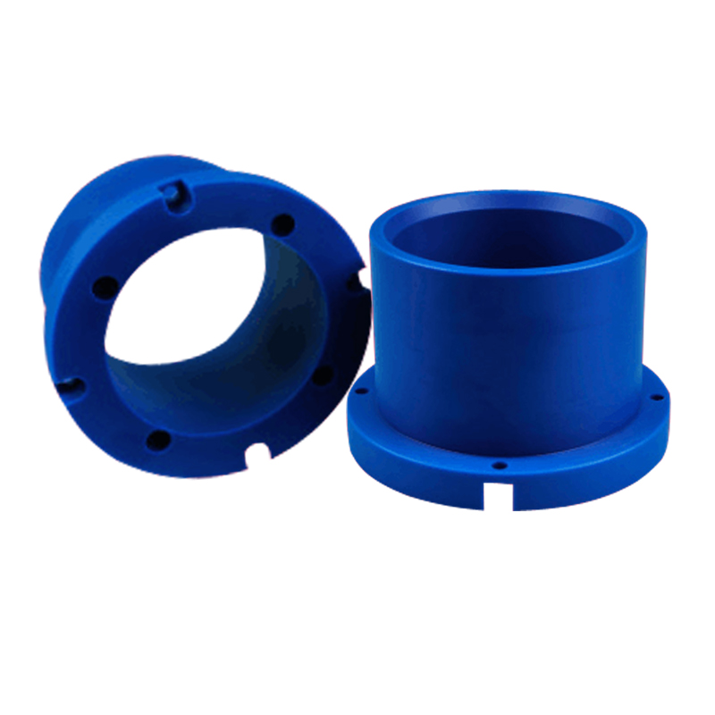 High quality Lowest price for Manufacture custom made nylon Polyamide NYLATRON machined plastic bushing plastic ring China manufacturer factory and supplier