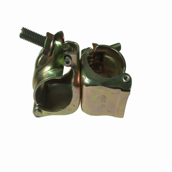 Pressed  made in china Metal Scaffolding Fittings Scaffolding Double Swivel Coupler For Fitness Equipment &amp Construction