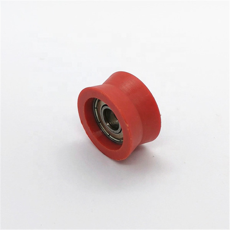 Hot  High Qualtiy sale low noise V Groove Heavy Duty Window Roller Pulley plastic ball bearing window roller