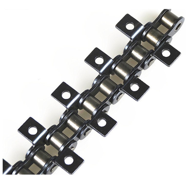Steel  High Quality Price Ratio industrial conveyor roller chain 08b-k1 attachment manual chain