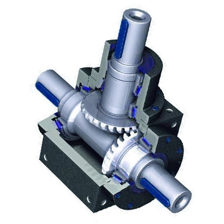 HangZhou EPG SA37 series helical bevel worm gearboxes