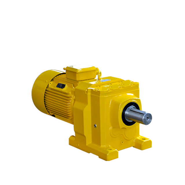 R  made in china coaxial inline helical geared motor