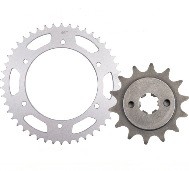 Motorcycle  Chinese Factory Wholesaler & Exporter transmission sprocket set 520 46T 14T