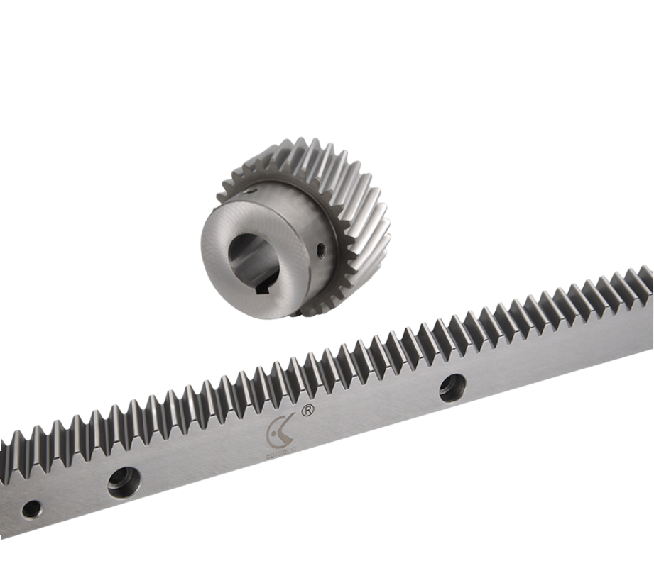 custom  near me made m2 m2.5 22x22x2000 mm helical CNC metal pinion gear rack pinion- YWEP one of best Supplier importer wholesale Distributors in QC Canada