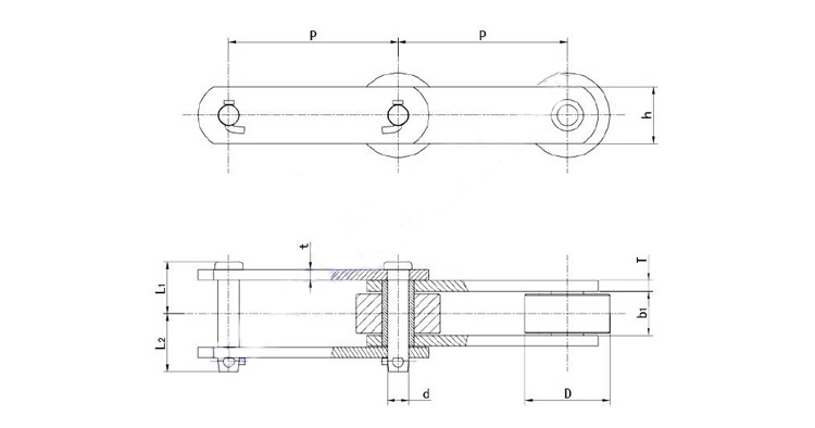 High efficiency palm oil mill conveyor chain factory with ISO