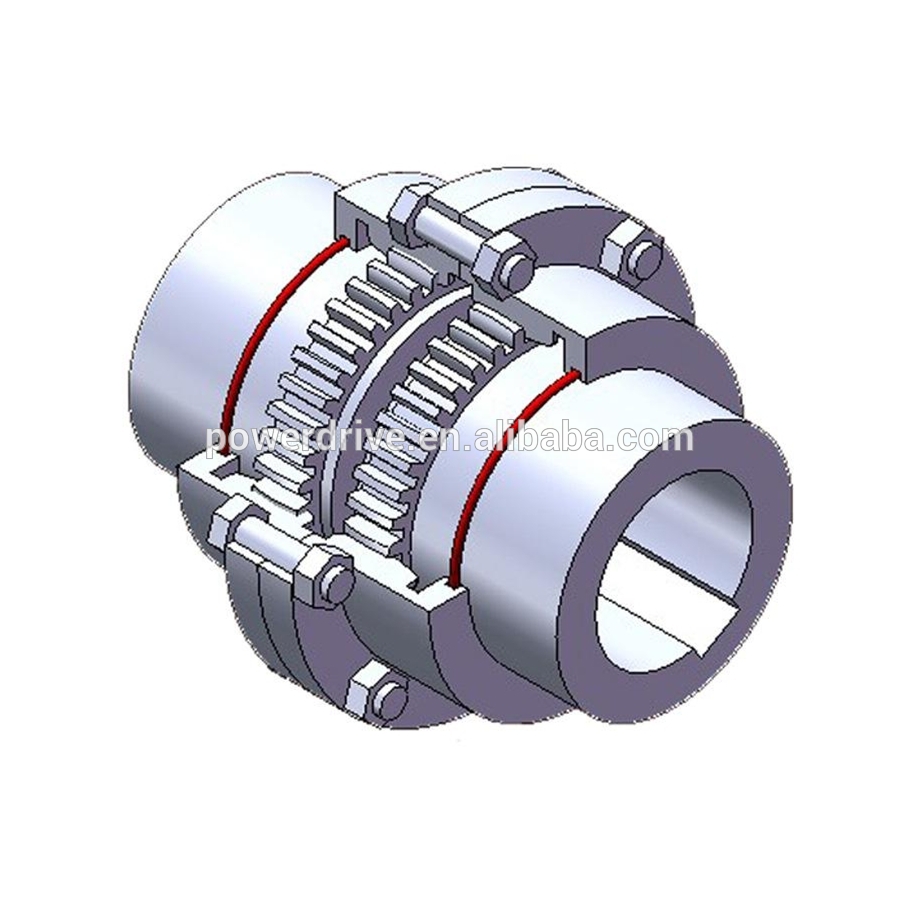 Drum Gear Couplings With Brake Wheel For Metallurgy,Mining Machinery And Other Heavy Machinery