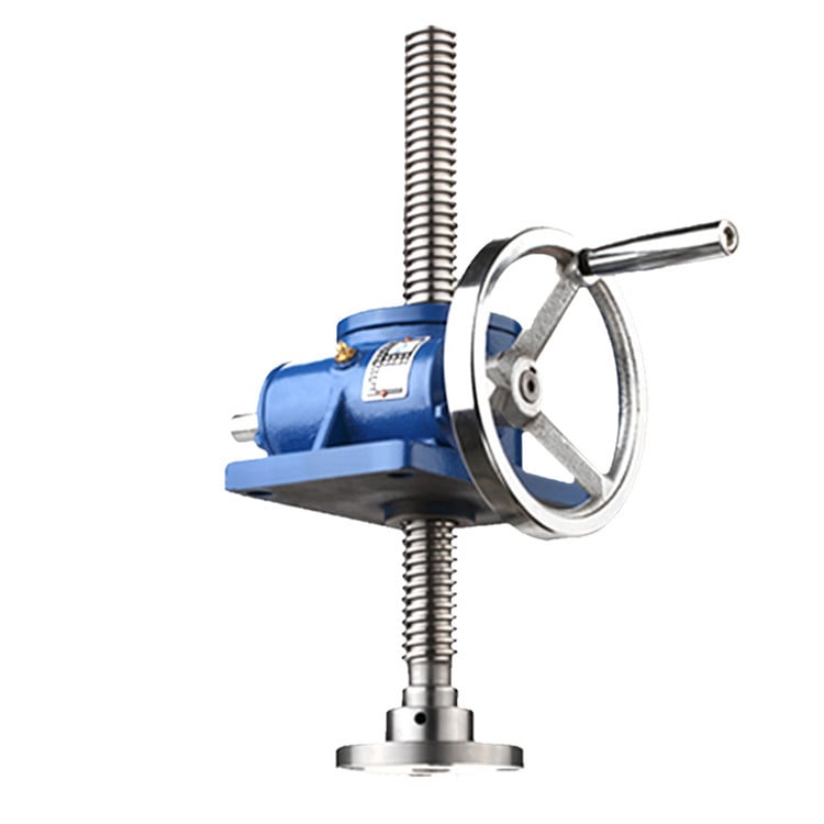 high quality Worm screw lifting jack platform SWL2.5 hand operated electric elevator gear screw jack  supplier one of the best Supplier importer wholesale Distributors in Dallas TX USA