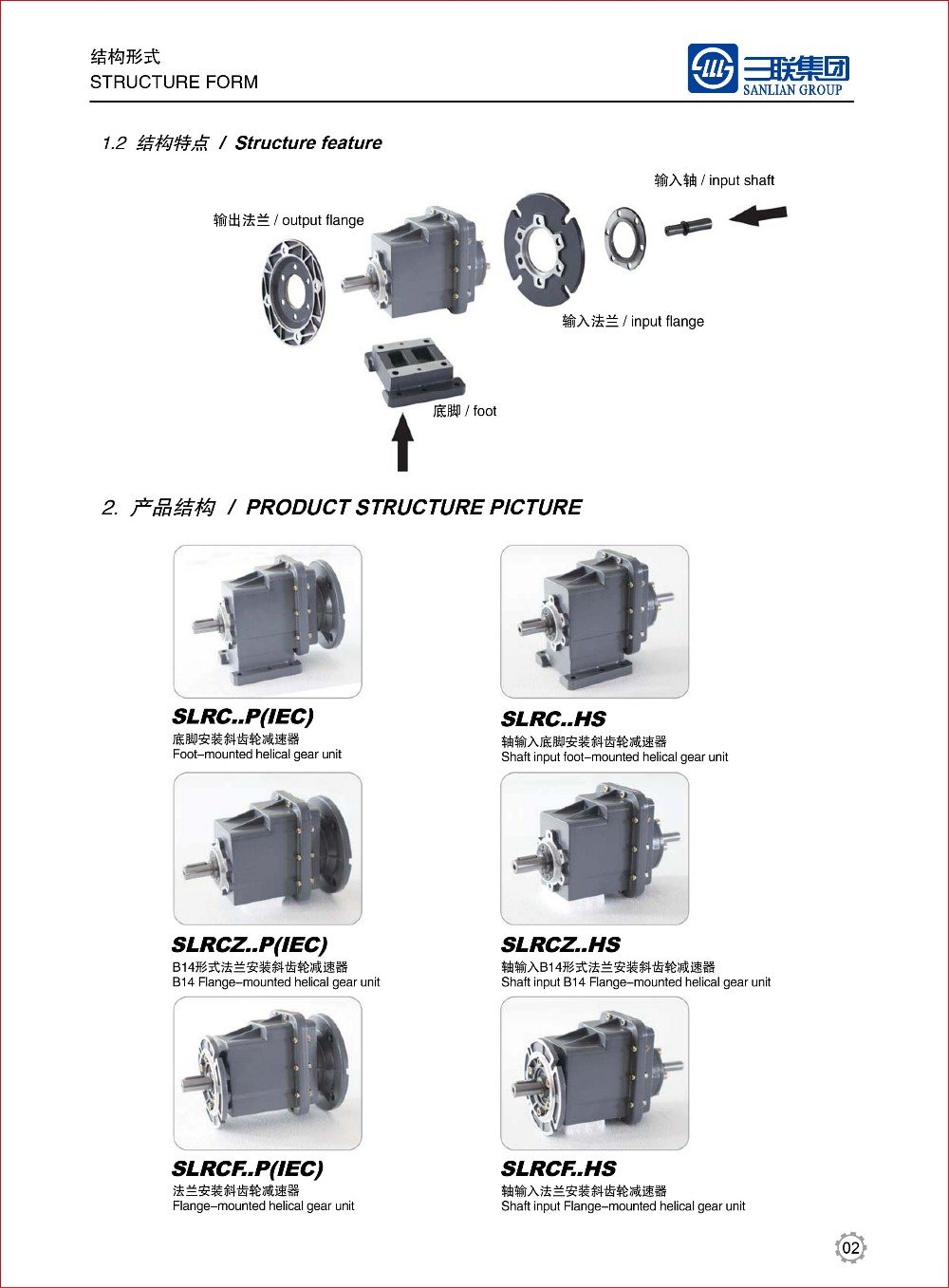 TRC series aluminium foot base helical  small engine with gearbox power drive gearbox worm gear for concrete mixer reducer