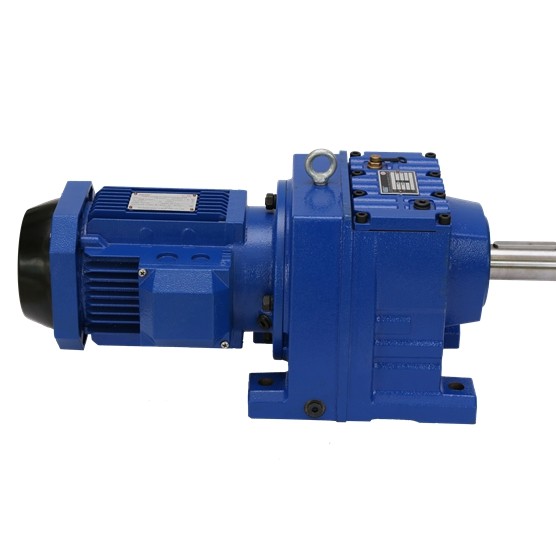 R series helical abb geared motors gearbox reducer drive power transmission dual shaft gearbox 2 speed planetary gearbox