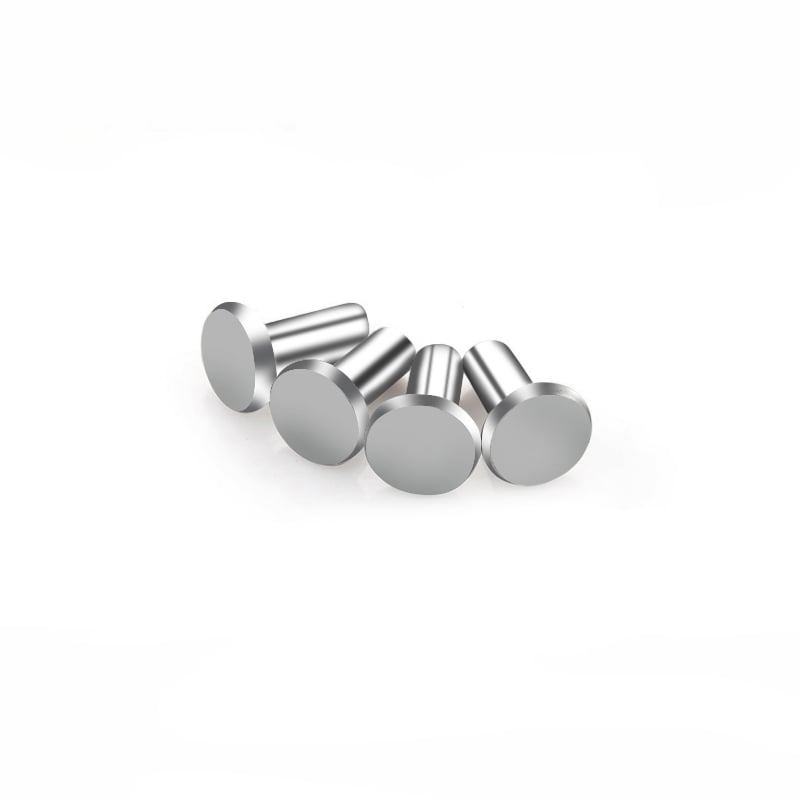 Stainless steel solid metal stud rivets