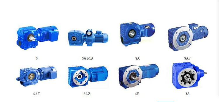 manufacturer of Personalize design 1000 rpm motor speed reduce gearbox reducer blue gear reducer for construction works