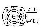 gearbox for grass cutter/lawn mower gearbox/cropper gearbox