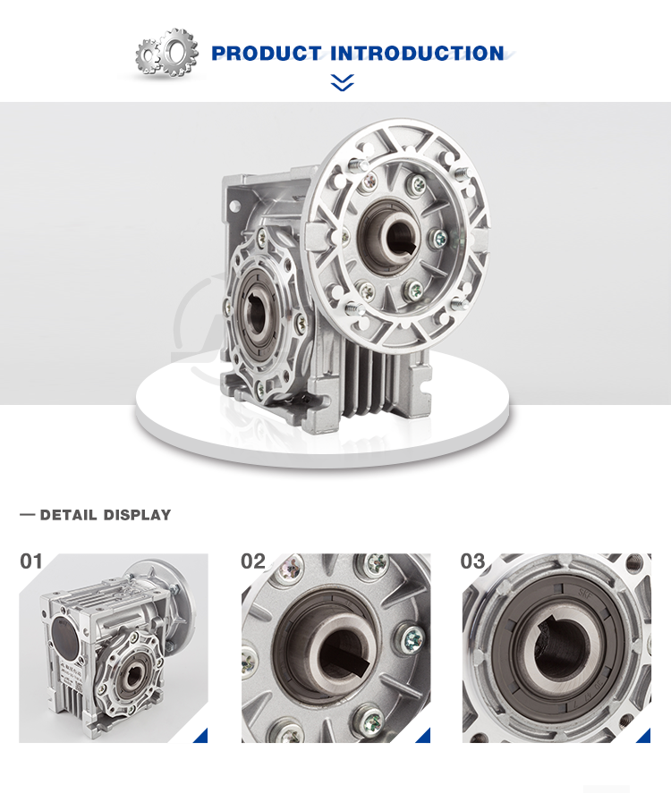 Hot selling 3 step reduction reverse worm helical gear box for mini tiller