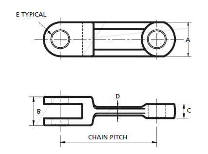 Drop Forged Chain 102HVY/142STD/260STD For Material Handling