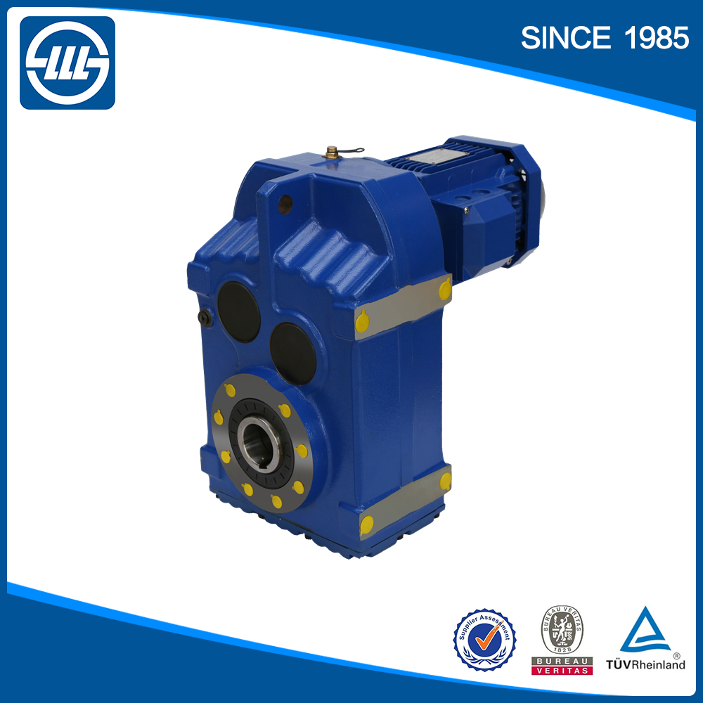 F series parallel shaft speed reducer helical gearbox gear motor reducing drive power transmission