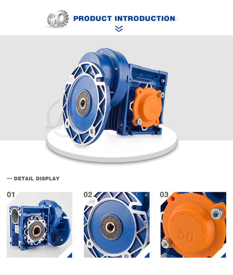 Helical design electric motor small gear right angle high speed reducer reduction worm gearbox suppliers