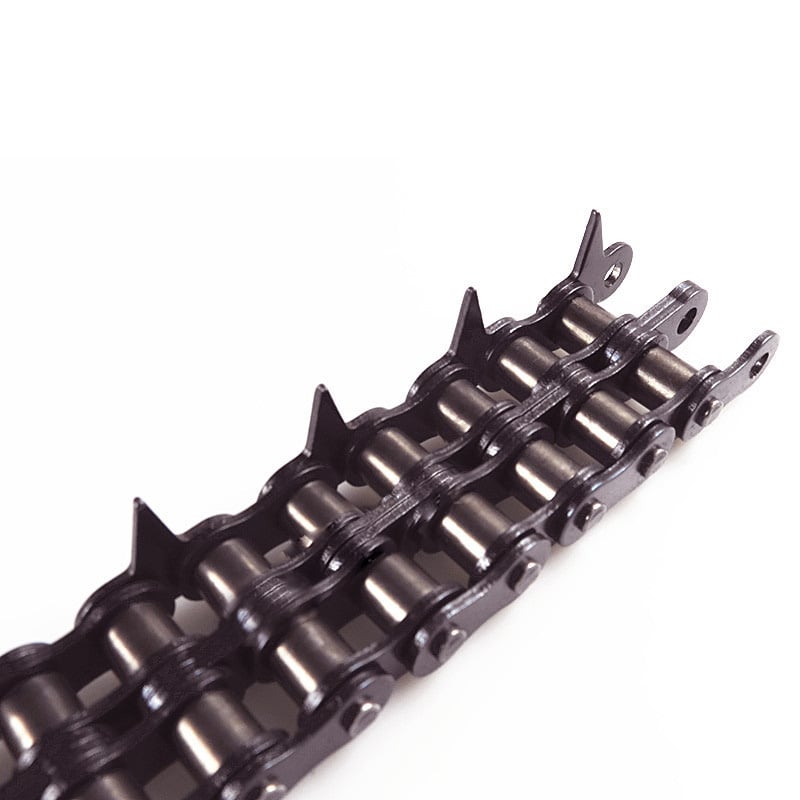 Sharp  Custom top chains 08B-4STCF1 08B-2STCF2 08BF161 C12B-1STCF3 roller spike chain steel or stainless steel- YWEP one of best Supplier importer wholesale Distributors in QC Canada