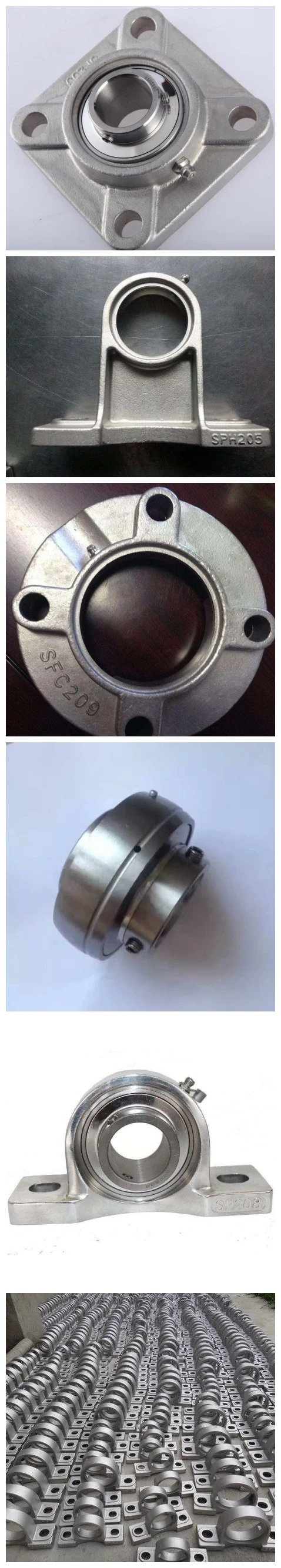 china supplier White Plastic Housings p210 f210 Stainless Steel Pillow Block Bearings