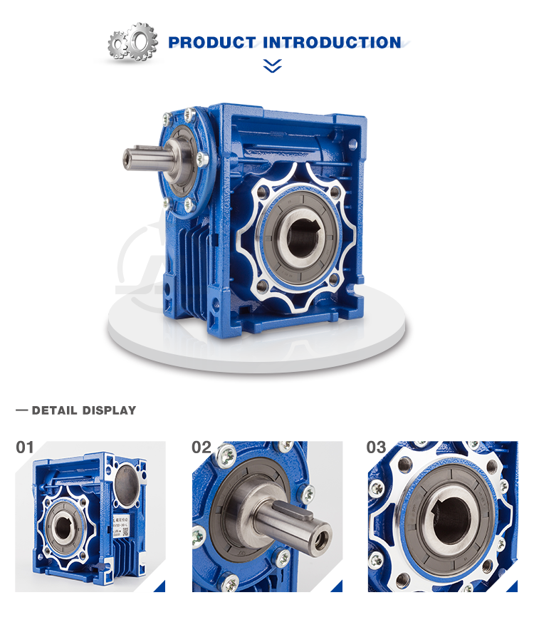 Efficient slow 2800 rpm motor speed reduce gearbox