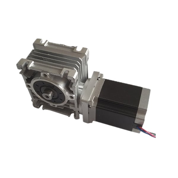 China high quality nmrv40 worm speed reducer DC 12V 24V stepper motor with double shaft Best Supplier Manufacturer & gearbox Factory 