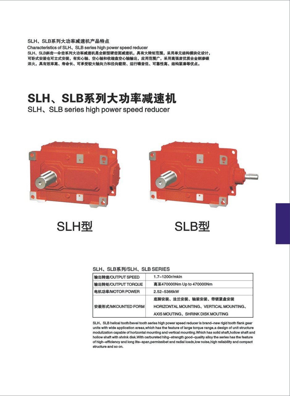 H/B Series Bevel Helical Parallel Shaft Industrial Gearbox Speed Reducer Helical Gearmotor