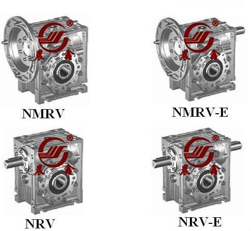 Easy mounting Motovario-like Worm Deceleration Reducer