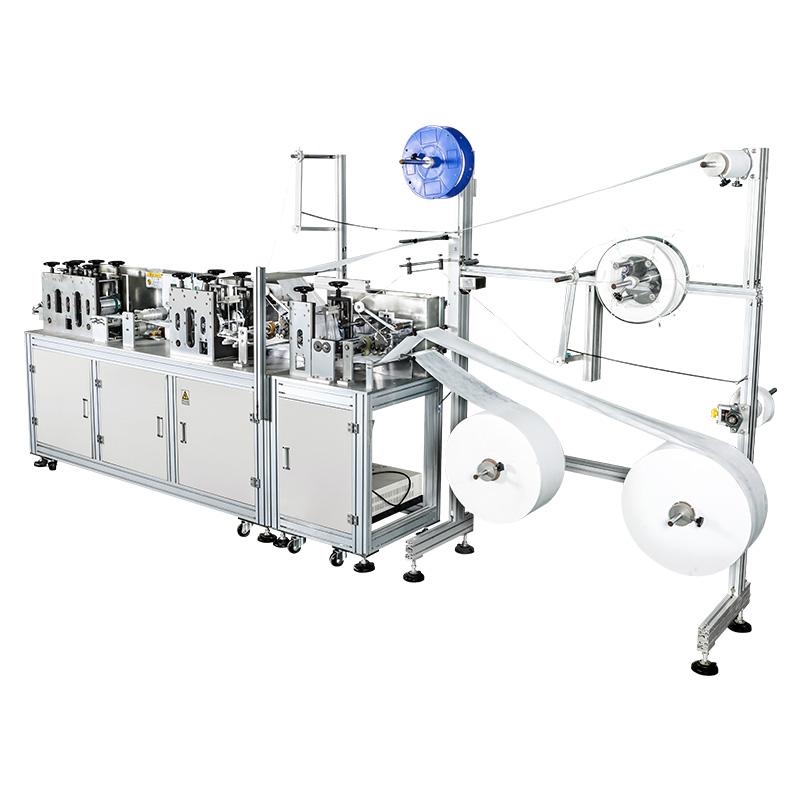 China high quality High Speed Face Mask Making Machine N95 ffp2 3 layer Solid Nonwoven Fabric Packaging Function Dustproof Fully Automatic Best Supplier Manufacturer & gearbox Factory 