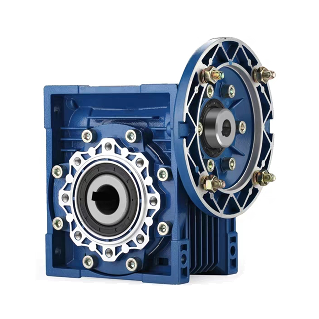 China high quality Ratio7.5-100 Aluminum shell worm reducer nmrv 075 reducer wheel worm with brake motor Best Supplier Manufacturer & gearbox Factory 