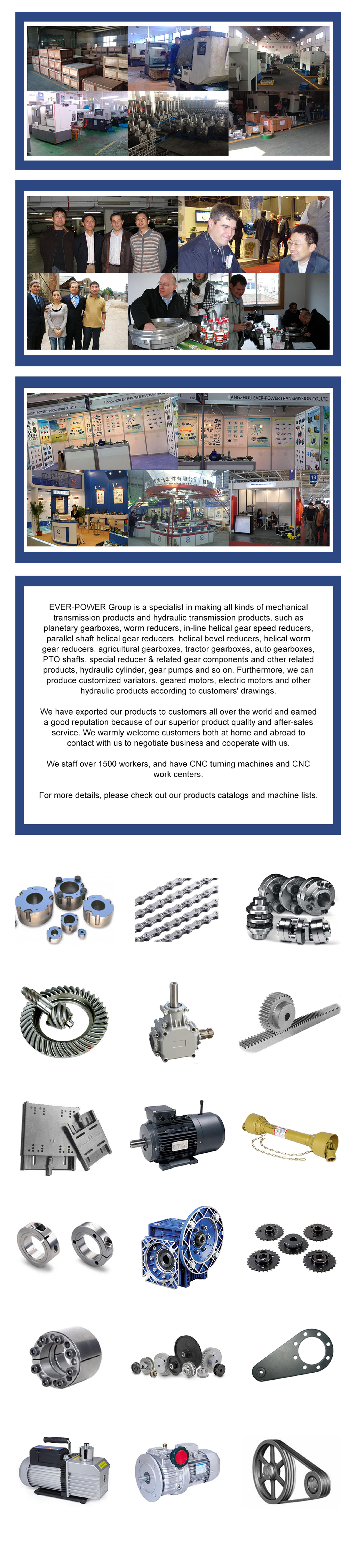 Cast iron combination chains