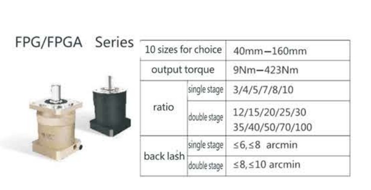 FPG Series Precision Planetary Gearbox gear coupling cyclo drive gear motor jack transmission jack screw adjuster